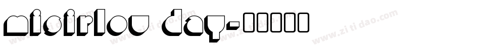 Misirlou Day字体转换